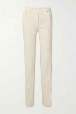 Peter Do - High-rise Slim-leg Jeans - Off-white
