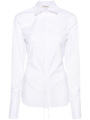 Peter Do Mia open-back shirt - White