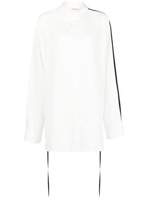 Peter Do oversized button-up shirt - White