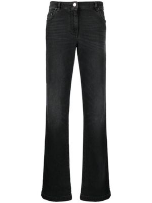 Peter Do side-stripe straight-leg jeans - Black
