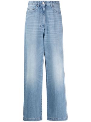 Peter Do whiskering-effect straight-leg jeans - Blue