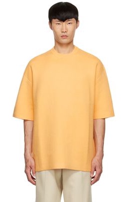 Peter Do Yellow Viscose T-Shirt