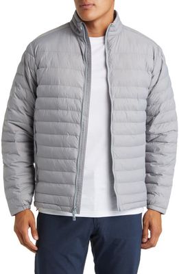 Peter Millar All Course Quilted Jacket in Gale Grey