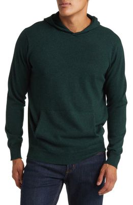Peter Millar Conway Wool & Cashmere Pullover Hoodie in Balsam