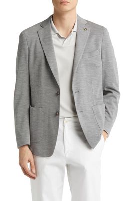 Peter Millar Crown Crafted Holden Wool Sport Coat in Gale Grey