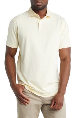 Peter Millar Crown Crafted Performance Jersey Polo in Sunflower