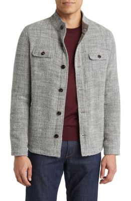 Peter Millar Crown Crafted Stable Shirt Jacket in Gale Grey