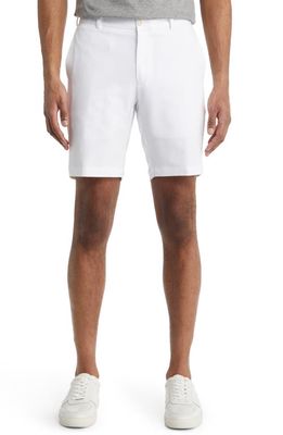 Peter Millar Crown Crafted Surge Performance Shorts in White
