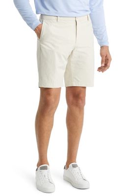 Peter Millar Crown Crafted Surge Performance Water Resistant Shorts in British Cream