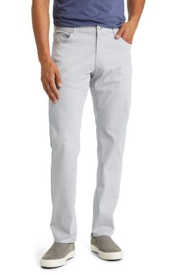 Peter Millar Crown Crafted Wayfare Five-Pocket Pants in Platinum