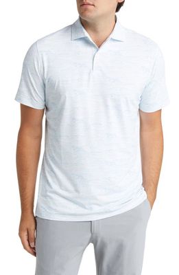 Peter Millar Crown Crafted Wine Country Performance Jersey Polo in White