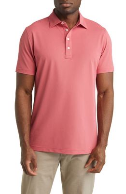 Peter Millar Crown Soul Performance Polo in Cape Red