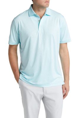 Peter Millar Dazed and Transfused Performance Jersey Polo in Celeste