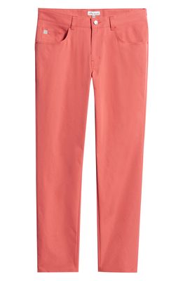 Peter Millar eb66 Regular Fit Performance Pants in Cape Red