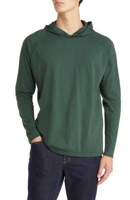Peter Millar Hooded Lava Wash Long Sleeve T-Shirt in Balsam