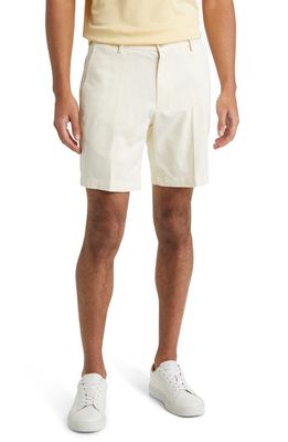 Peter Millar Pilot Stretch Cotton Twill Shorts in Ivory