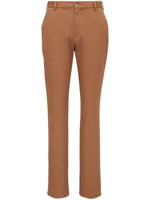 Peter Millar straight-leg wool-blend trousers - Brown