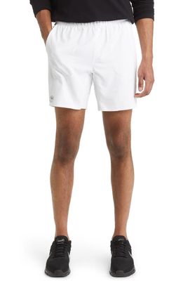 Peter Millar Swift Performance Water Resistant Shorts in White