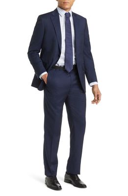 Peter Millar Tailored Fit Wool Suit in Blue