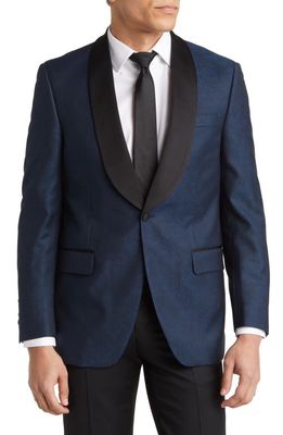Peter Millar Tailored Wool Dinner Jacket in Blue