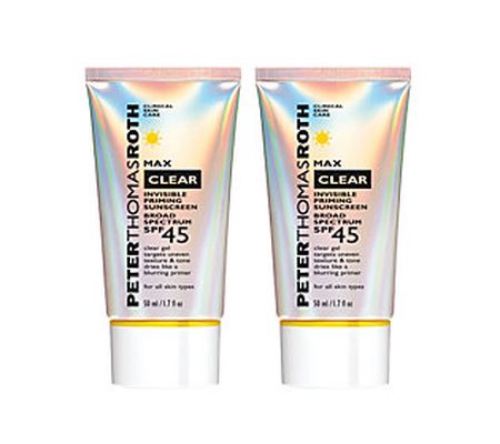 Peter Thomas Roth Max Clear Invisible Priming S nscreen Duo
