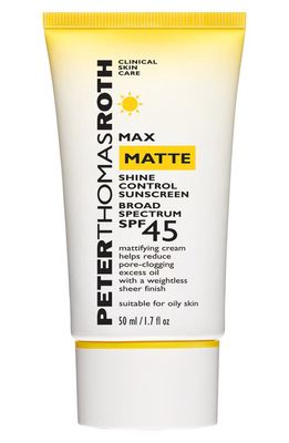 Peter Thomas Roth Max Matte Shine Control Sunscreen Broad Spectrum SPF 45