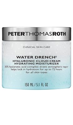 Peter Thomas Roth Mega Water Drench Hyaluronic Cloud Cream Hydrating Moisturizer in Beauty: NA.