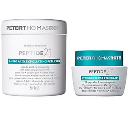 Peter Thomas Roth Peptide21 Peel Pads & Eye Cream 2Pc