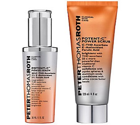 Peter Thomas Roth Potent C Power Serum & Scrub Duo