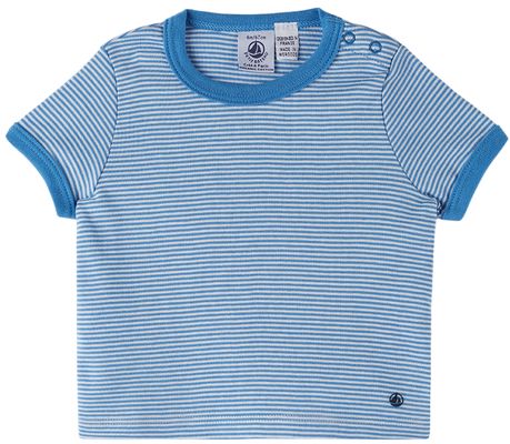 Petit Bateau Baby Blue Stripe T-Shirt