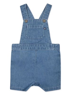 Petit Bateau cotton denim dungaree - Blue