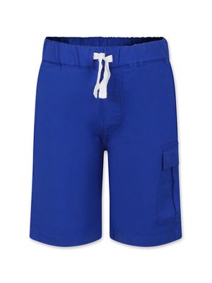 Petit Bateau drawstring cargo shorts - Blue