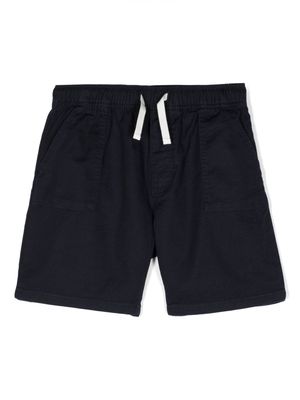 Petit Bateau drawstring cotton-blend shorts - Blue