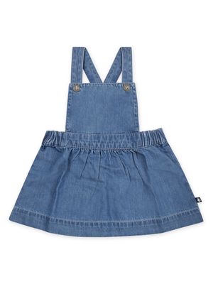 Petit Bateau dungaree-style denim dress - Blue