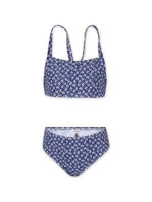 Petit Bateau floral-print bikini set - Blue