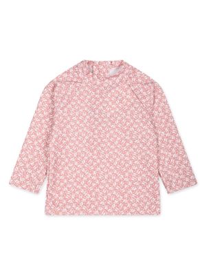 Petit Bateau floral-print float suit - Pink