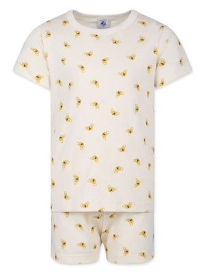 Petit Bateau koala-print cotton pajama set - Neutrals