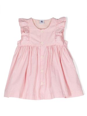 Petit Bateau striped cotton dress - Pink