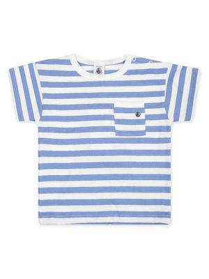 Petit Bateau striped cotton T-shirt - Blue