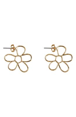 Petit Moments Gloria Floral Drop Earrings in Gold