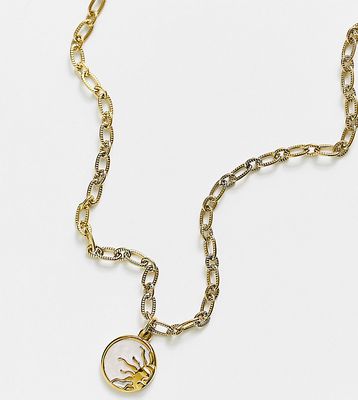 Petit Moments gold plated semi precious pendant necklace in gold