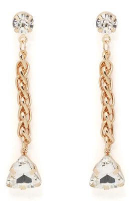 Petit Moments Merry Crystal Drop Earrings in Gold