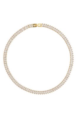 Petit Moments Zircon Tennis Necklace in Gold
