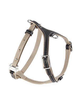 Petite Designer Leather Per Harness - Taupe - Size XS - Taupe - Size XS