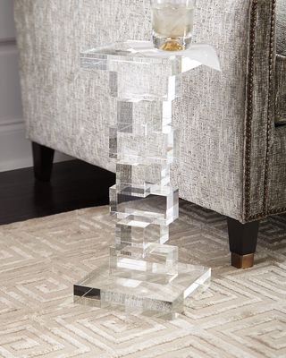 Petite Duchess Crystal Cube Side Table