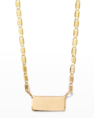 Petite Malibu Gold Tag Necklace