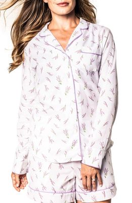 Petite Plume Fields of Provence Short Pajamas in White