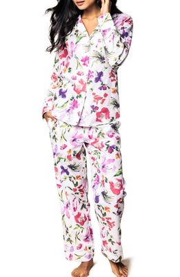 Petite Plume Gardens of Giverny Floral Pajamas in White
