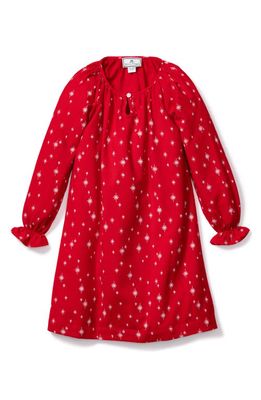 Petite Plume Kids' Delphine Strarry Night Nightgown in Red
