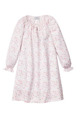Petite Plume Kids' Dorset Floral Nightgown in White